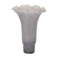 Meyda Lighting Pond Lily 4"W x 6"H Gray Shade Glass