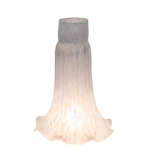 Meyda Lighting Pond Lily 4"W x 6"H Gray Shade Glass