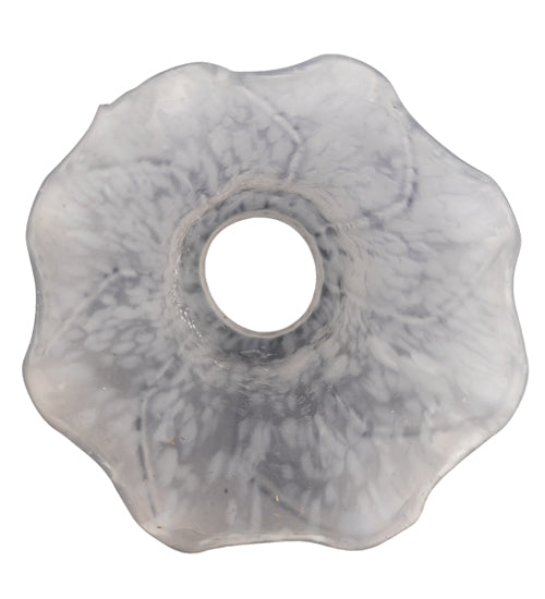 Meyda Lighting Pond Lily 4"W x 6"H Gray Shade Glass