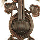 Meyda Lighting Pond Lily 7" 3-Light Mahogany Bronze Wall Sconce Hardware