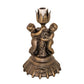 Meyda Lighting Pond Lily Twin Cherub 8" Antique Brass Table Lamp Base