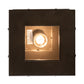 Meyda Lighting Pontrefract 14" Oil Rubbed Bronze Lantern Mini Pendant Light With Clear Seeded Shade Glass