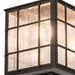 Meyda Lighting Pontrefract 14" Oil Rubbed Bronze Lantern Mini Pendant Light With Clear Seeded Shade Glass