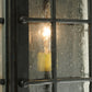 Meyda Lighting Pontrefract 6" Oil Rubbed Bronze Lantern Wall Sconce With Clear Seeded Shade Glass