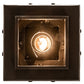 Meyda Lighting Pontrefract 8" Oil Rubbed Bronze Lantern Pendant Light With Clear Seeded Shade Glass