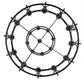 Meyda Lighting Porta 54" 20-Light 2-Tier Charcoal Gray Chandelier With White Statuario Idalight Shade