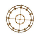 Meyda Lighting Porta 60" 20-Light Gold Metallic Chandelier With White Statuario Idalight Shade Glass