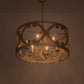 Meyda Lighting Pradelles 36" 6-Light Chandelier With Ivory Faux Candlelight