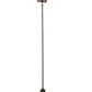 Meyda Lighting Prairie 14" Mahogany Bronze Dragonfly Pendant Light With Ruby & Blue Shade Glass