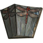 Meyda Lighting Prairie Dragonfly 8" Wall Sconce With Multi-Colored Shade Glass