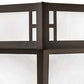 Meyda Lighting Prairie Loft 18"Sq 4-Light Oil Rubbed Bronze Semi-flush Mount Light With White Art Shade Glass