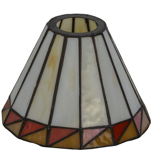 Meyda Lighting Prairie Mission 6" Multi-Colored Shade Glass