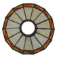 Meyda Lighting Prairie Mission 6" Multi-Colored Shade Glass