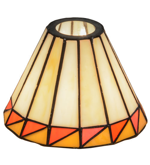 Meyda Lighting Prairie Mission 6" Multi-Colored Shade Glass
