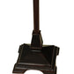 Meyda Lighting Prairie Peaks 62" 2-Light Mahogany Bronze Floor Lamp With Multi-Colored Shade Glass