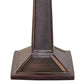 Meyda Lighting Prairie Wheat 10" Mahogany Bronze Mini Table Lamp With Multi-Colored Stained Shade Glass