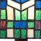 Meyda Lighting Prairie Wheat 10" Mahogany Bronze Mini Table Lamp With Multi-Colored Stained Shade Glass