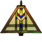 Meyda Lighting Prairie Wheat 14" Multi-Colored Shade Glass
