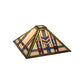 Meyda Lighting Prairie Wheat 52354 18" Multi-Colored Shade Glass