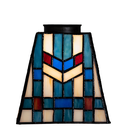 Meyda Lighting Prairie Wheat 7" Multi-Colored Shade Glass