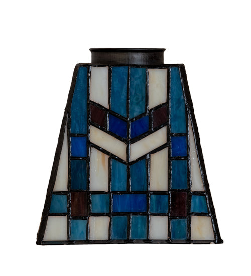 Meyda Lighting Prairie Wheat 7" Multi-Colored Shade Glass