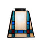 Meyda Lighting Prairie Wheat 7" Multi-Colored Shade Glass
