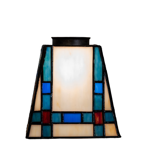 Meyda Lighting Prairie Wheat 7" Multi-Colored Shade Glass