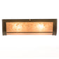 Meyda Lighting Prime 12" 2-Light Antique Copper Flush Mount Light With Silver Mica Shade Glass