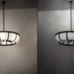 Meyda Lighting Prime 52" 12-Light Oil Rubbed Bronze Dome Chandelier With Angelwing Idalight Shade and Fan