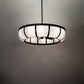 Meyda Lighting Prime 52" 12-Light Oil Rubbed Bronze Dome Chandelier With Angelwing Idalight Shade and Fan