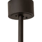 Meyda Lighting Prime 52" 12-Light Oil Rubbed Bronze Dome Chandelier With Angelwing Idalight Shade and Fan