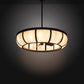 Meyda Lighting Prime 52" 6-Light Oil Rubbed Bronze Dome Chandelier With Beige Fleshtone Idalight Shade and Fan