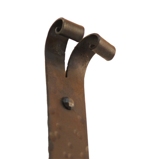 Meyda Lighting Primitive 3" Hand Wrought Iron Wall Sconce