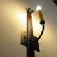 Meyda Lighting Primitive 3" Hand Wrought Iron Wall Sconce