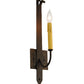 Meyda Lighting Primitive 3" Hand Wrought Iron Wall Sconce