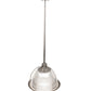 Meyda Lighting Prismatic 26" 3-Light Brushed Nickel Pendant Light With Clear Crystal Idalight Shade Glass