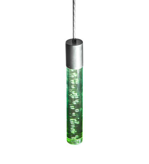 Meyda Lighting Promhadan 5" Extreme Chrome Mini Pendant Light With Clear Bubble Shade