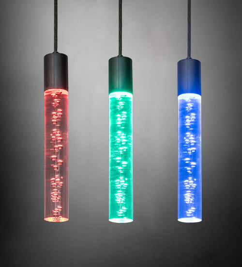 Meyda Lighting Promhadan 5" Extreme Chrome Mini Pendant Light With Clear Bubble Shade