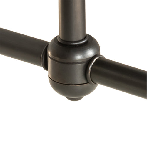 Meyda Lighting Pronograde 24" 2-Light Craftsman Brown Jack Flush Mount Light