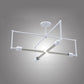 Meyda Lighting Pronograde 32" 4-Light Matte White Semi-flush Mount Light