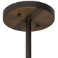 Meyda Lighting Pronograde 32" 4-Light Textured Black Semi-flush Mount Light