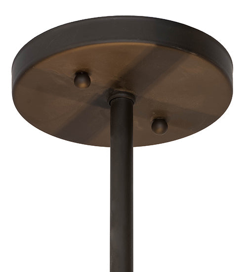 Meyda Lighting Pronograde 32" 4-Light Textured Black Semi-flush Mount Light