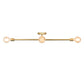 Meyda Lighting Pronograde 36" 4-Light Brushed Brass Jack Flush Mount Light