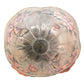 Meyda Lighting Puffy 13" Butterfly & Flowers Multi-Colored Shade Glass