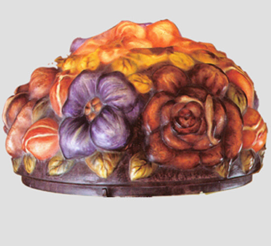 Meyda Lighting Puffy 14" Bouquet Multi-Colored Shade Glass