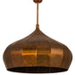 Meyda Lighting Punjab 36" Transparent Copper Pendant Light