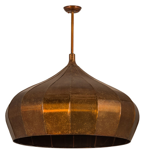 Meyda Lighting Punjab 36" Transparent Copper Pendant Light