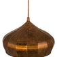 Meyda Lighting Punjab 36" Transparent Copper Pendant Light
