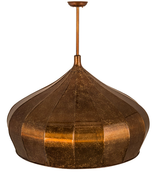 Meyda Lighting Punjab 36" Transparent Copper Pendant Light