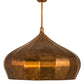 Meyda Lighting Punjab 36" Transparent Copper Pendant Light